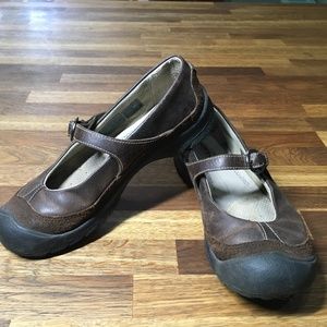 Keen Brown Leather Mary Jane